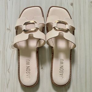 Jason Wu Cream Sandals